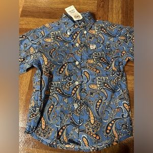 NWT Cinch boys button up